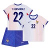 Conjunto (Camiseta+Pantalón Corto) Francia T. Hernandez 22 Segunda Equipación Euro 2024 - Niño